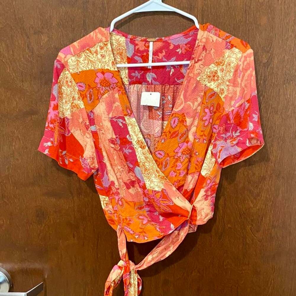 Free People Women's Multi Blouse